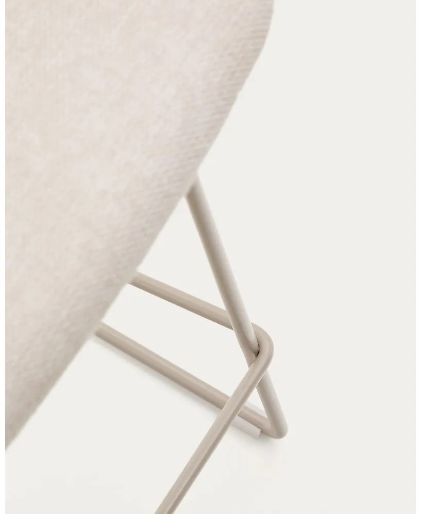 Béžová barová stolička (výška sedadla 65 cm) Zahara – Kave Home