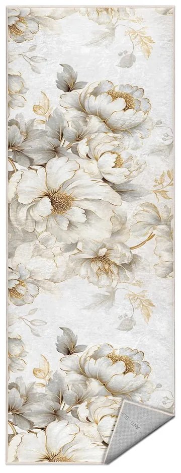 Krémový prateľný behúň 80x200 cm Soft and Gentle – Mila Home
