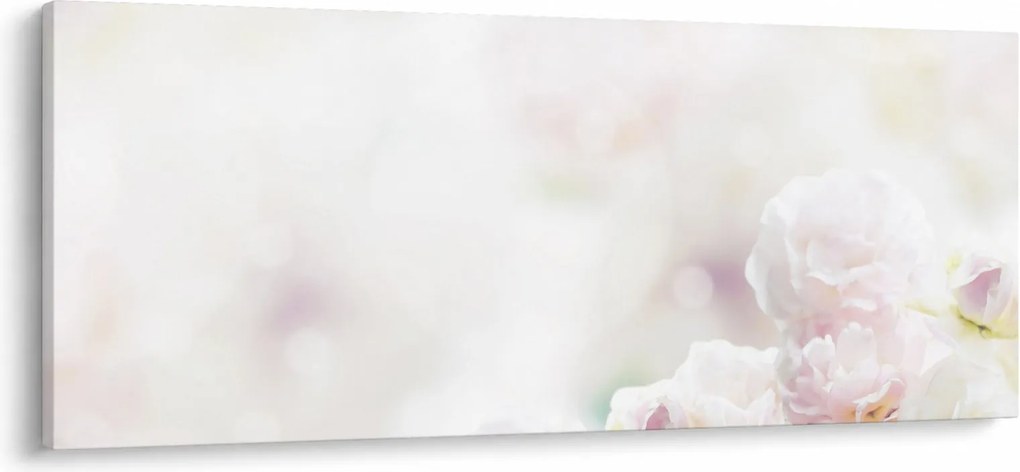 Obraz nežných kvetov (120x50 cm)