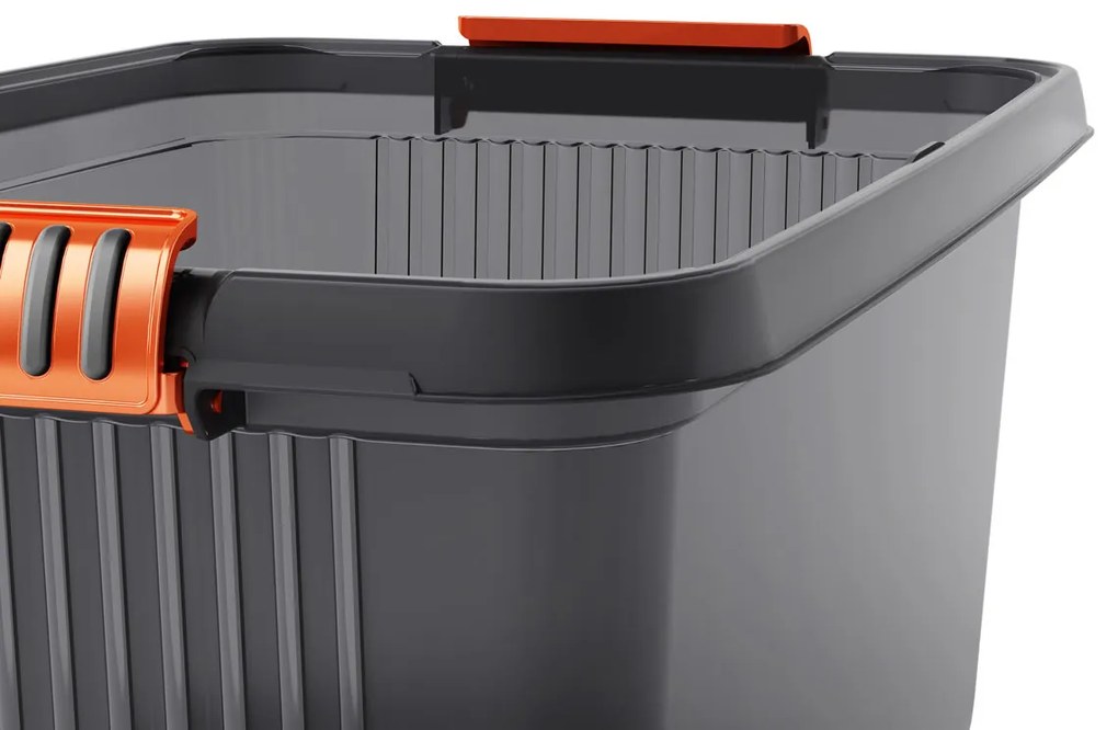 KIS K Latch Box XXL 69 l šedo-oranžový