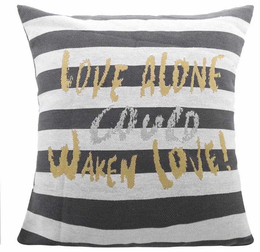 Obliečka na vankúš Satu 40x40 oceľ žltá 93177