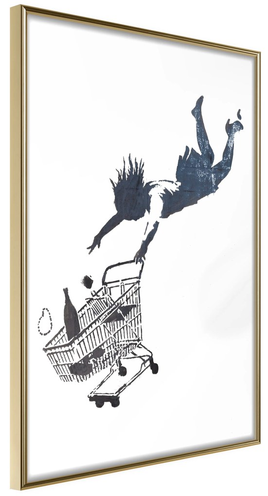 Artgeist Plagát - Shopping Spree [Poster] Veľkosť: 20x30, Verzia: Čierny rám s passe-partout