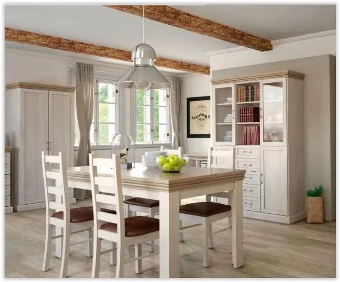 Vitrína Royal W2D, severská borovice/ divoký dub