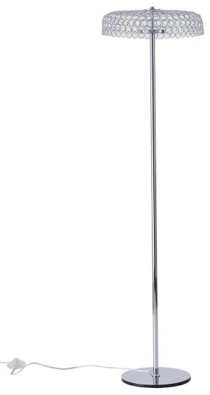 LED Stojacia lampa LED/10W/230V 3000K lesklý chróm