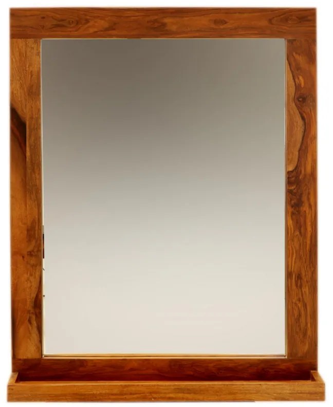 Zrkadlo 65x80 indický masív palisander Natural