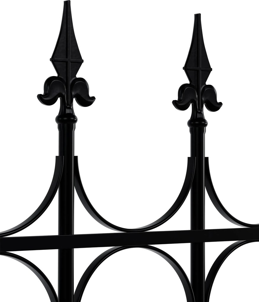 Mriežka na popínavé rastliny Flowton - čierna