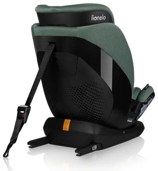 Lionelo - Autosedačka so základňou, otočná LAVENDER i-Size 76-150 cm Pistáciovo zelená