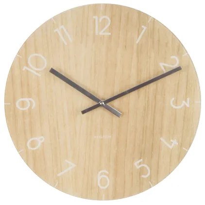 Nástenné/ stolné hodiny KA5617wd, Karlsson Wood small light, 17cm