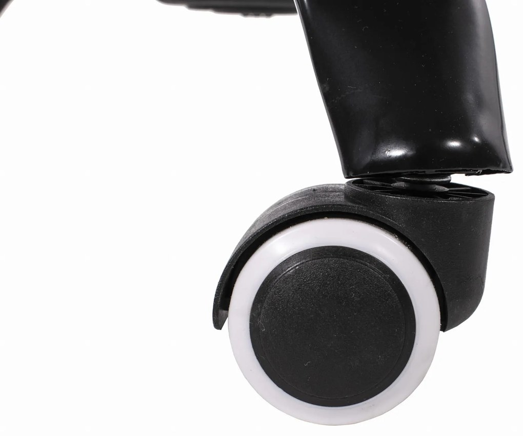 Vínová kancelárska stolička AVOLA z eko kože