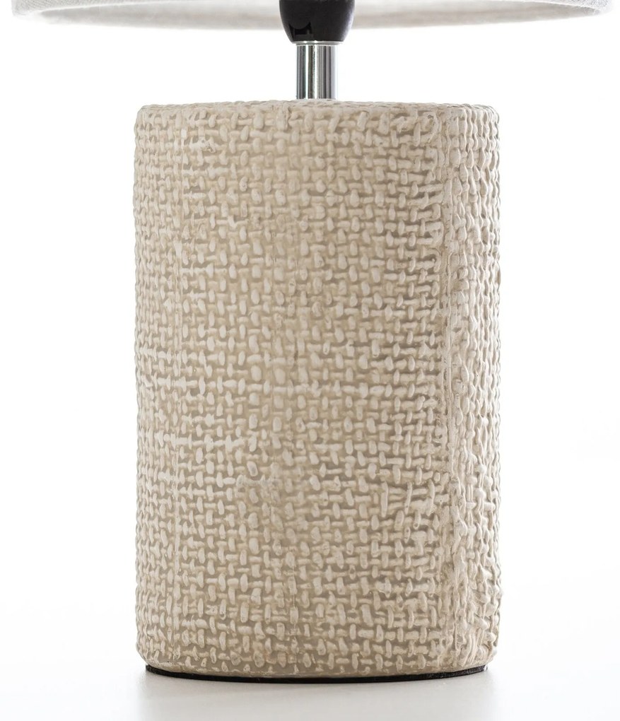 Stolná lampa Agis (02) (fi) 20x43 cm krém