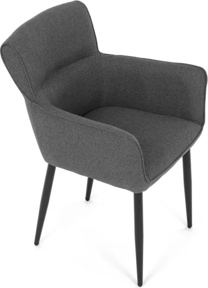 Jedálenská stolička sivá DCH-J2159 GREY2