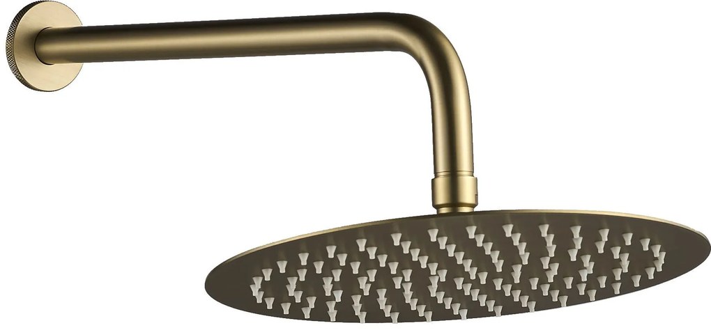 Rea Lungo Grip, podomietková sprchová súprava + BOX montážny systém, zlatá matná, REA-P8950