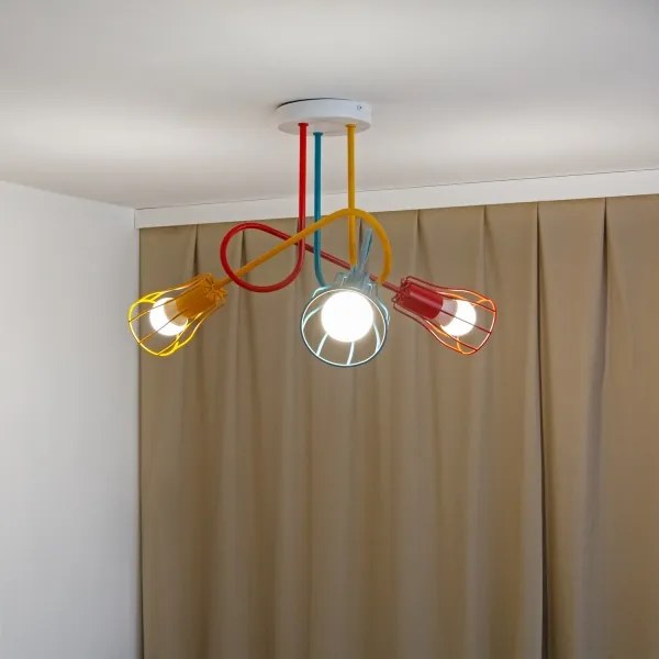 Prisadený luster OXFORD 3xE27/15W/230V