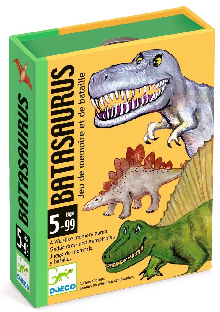 Balíček kartových hier Djeco – Pán drakov a dinosaury