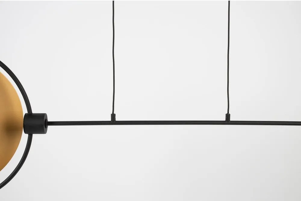 LED stmievateľné závesné svietidlo v okrovožltej a čiernej farbe Sirius – Zuiver