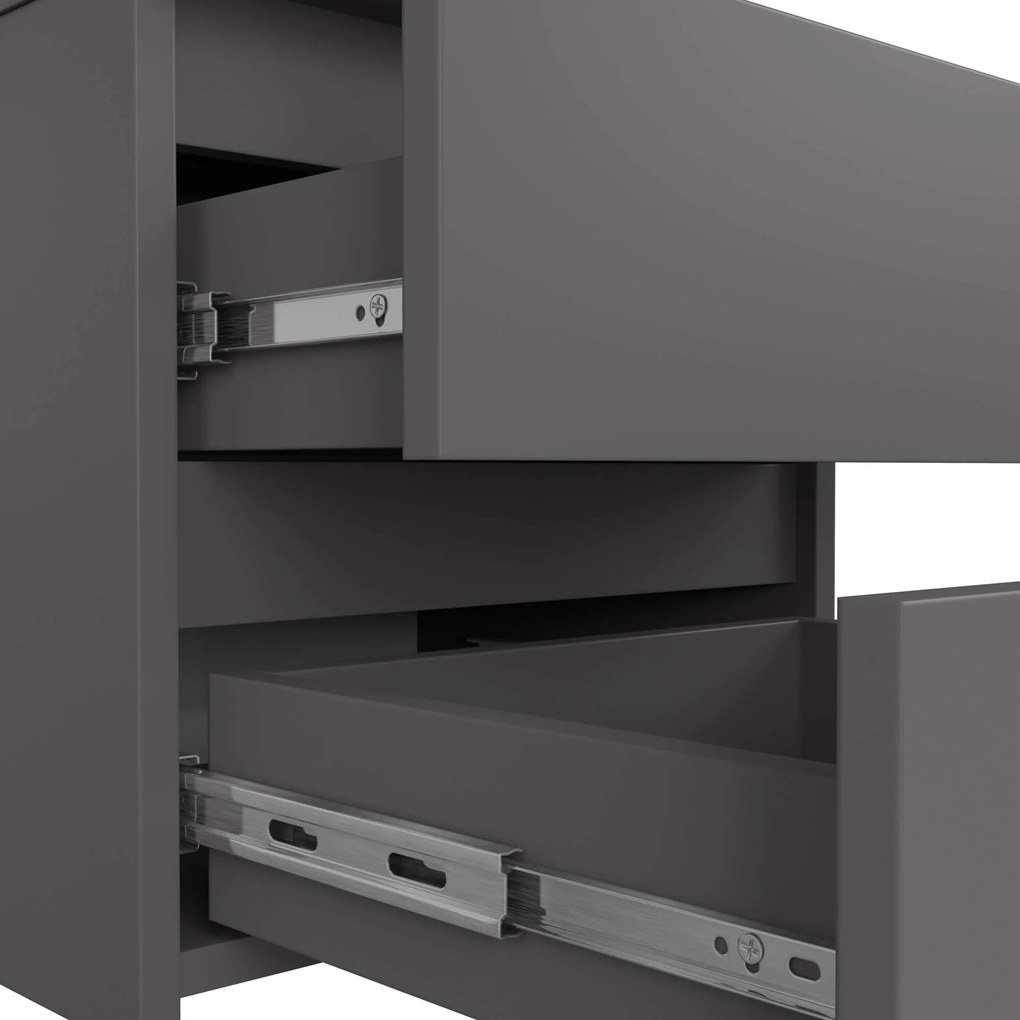 Noční stolek CL2 40 cm grafitově šedý