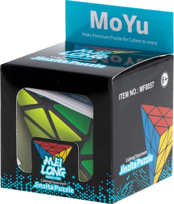 KIK MoYu Pyraminx 3x3 Black – logický hlavolam