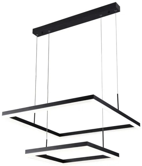 LED Stmievateľný luster na lanku LED/90W/230V 3000-6500K + diaľkové ovládanie