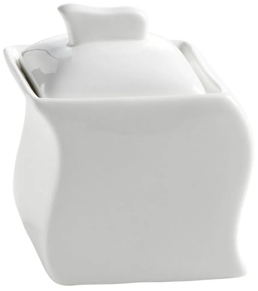 Biela porcelánová cukornička Maxwell & Williams Motion, 260 ml