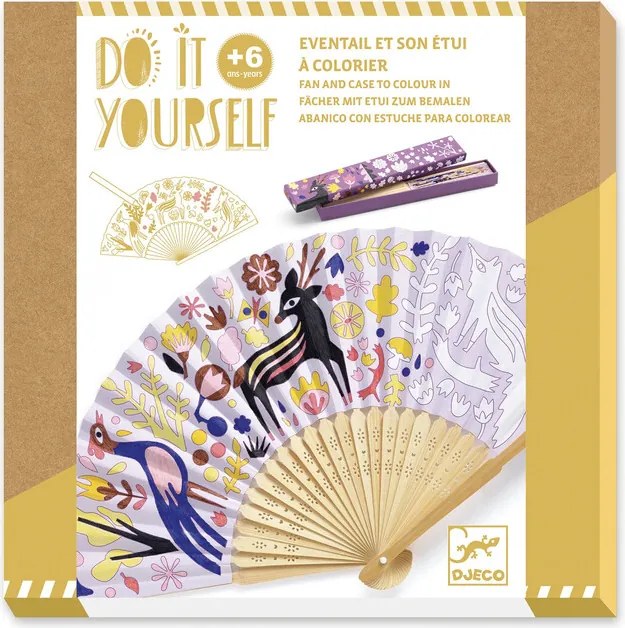 Djeco DIY Vyrob si sám: Vejár lesné kráľovstvo