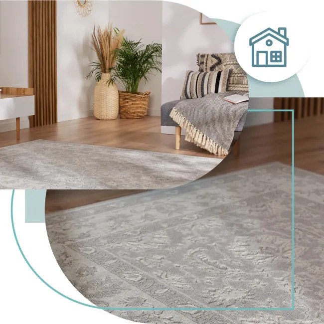 Koberec Agnella Noble Kirla sivý