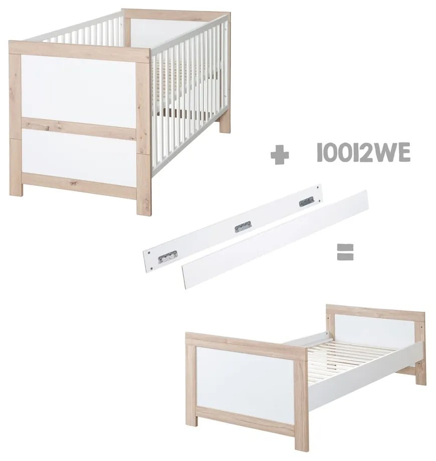 Postieľka v bielo-prírodnej farbe 70x140 cm Malo – Roba