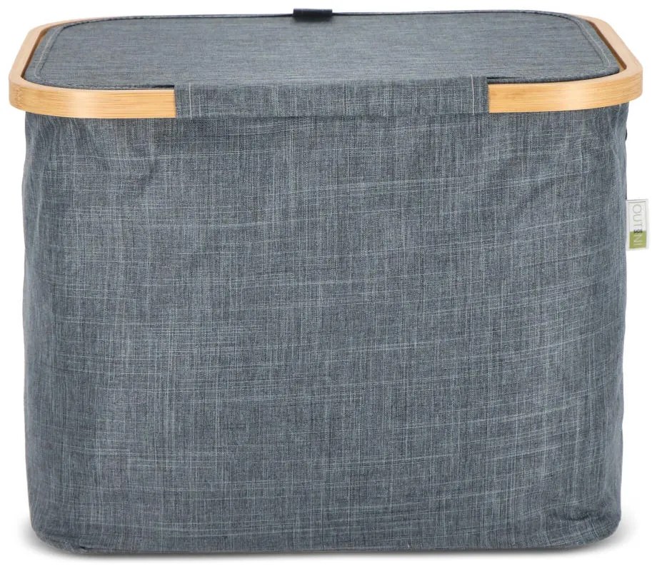 Skladací kôš NOLVIO 25 L, modrosivý