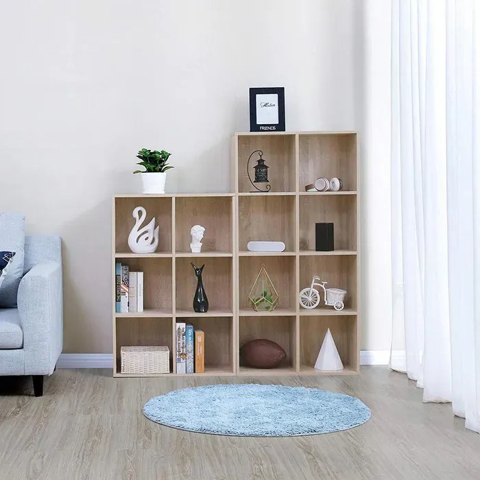 Regál Vasagle Borny 65 cm dub prírodný