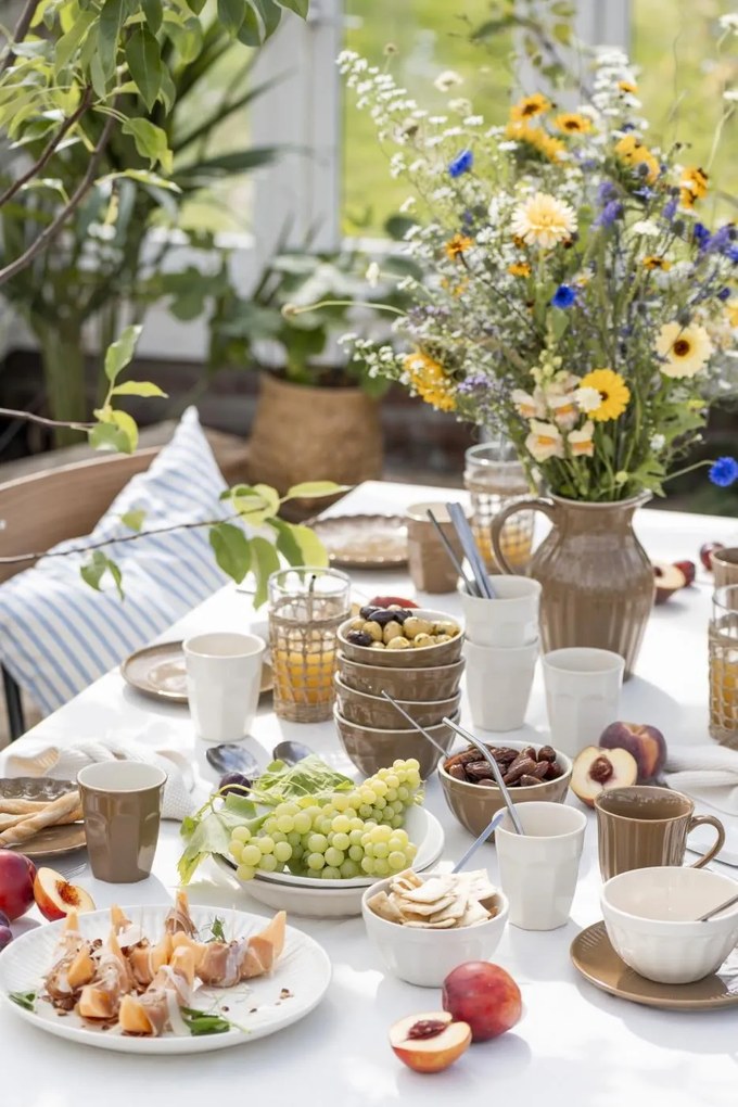 Ib Laursen Miska keramika biela 7 x 13 cm 350 ml