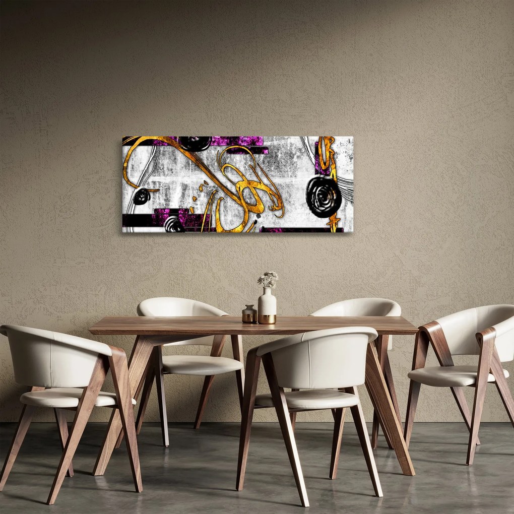 Obraz abstrakcie (120x50 cm)