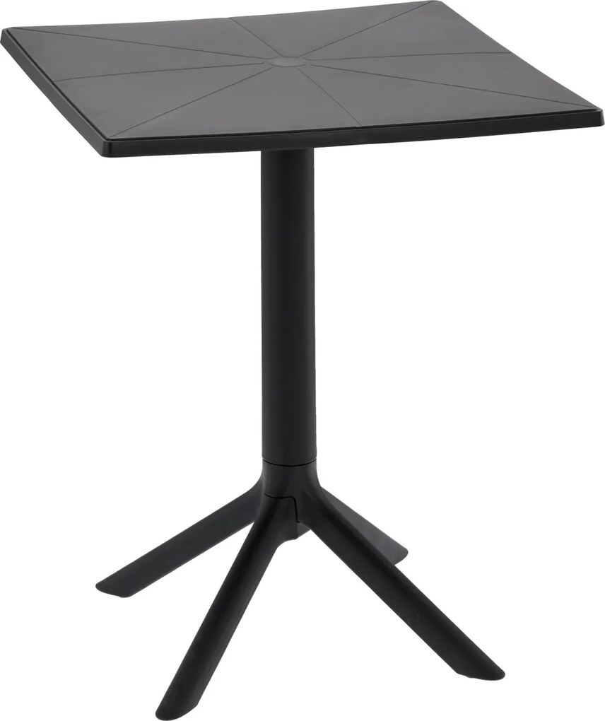 Zahradní odkládací stolek Yasa 60 cm černý