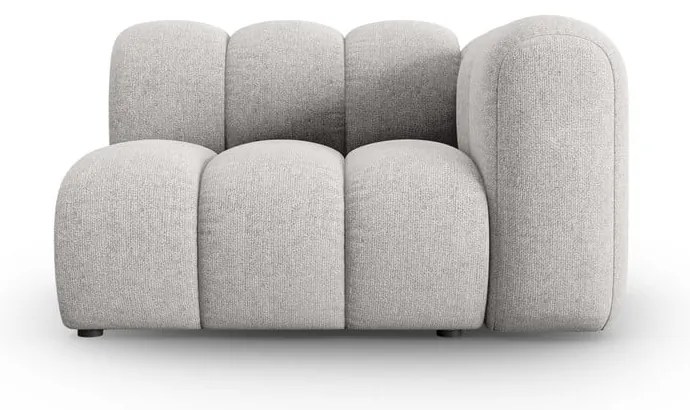 Svetlosivý modul pohovky (pravý roh) Lupine – Micadoni Home