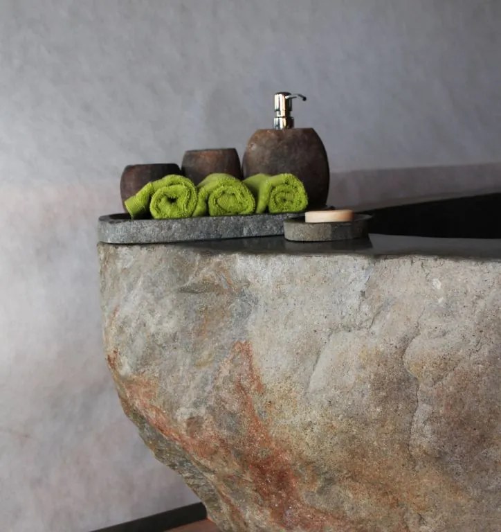 Indera Natural River Stone 57078 Kamenná kúpeľňová sada