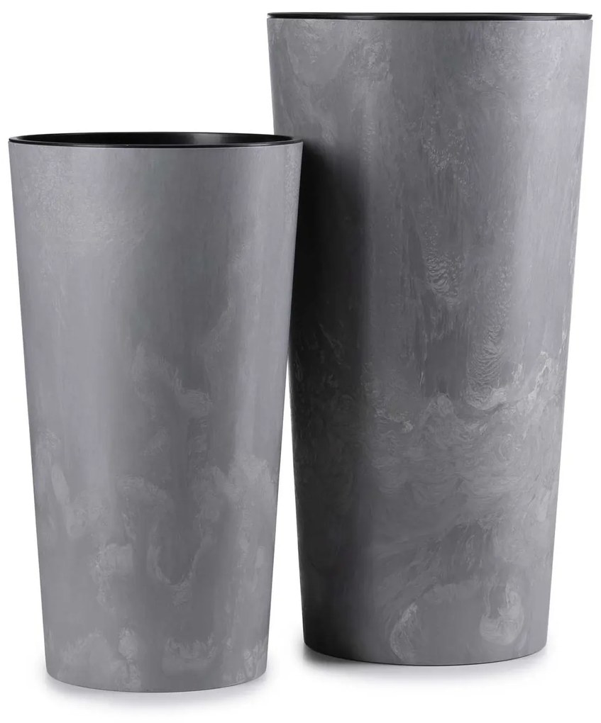 Súprava 2 kvetináčov URBANIKA sivý betón