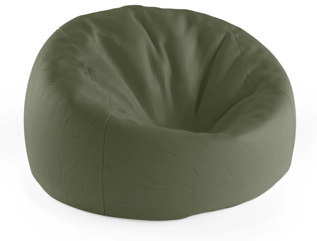 Sablio Sedací vak Cocoon Vojenská zelená - 115 x 75 cm x 45 cm
