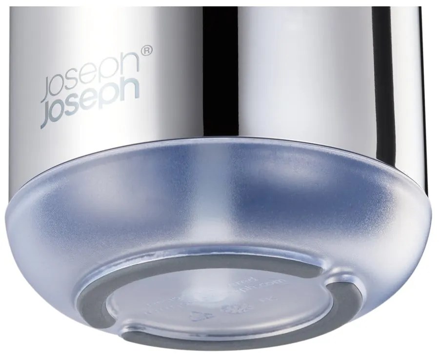 Dávkovač mydla z nehrdzavejúcej ocele v lesklo striebornej farbe 300 ml EasyStore Luxe – Joseph Joseph