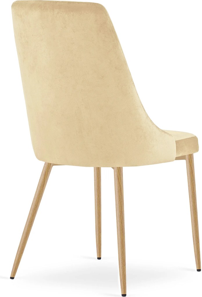 Jedálenská stolička IMOLA VELVET, béžová