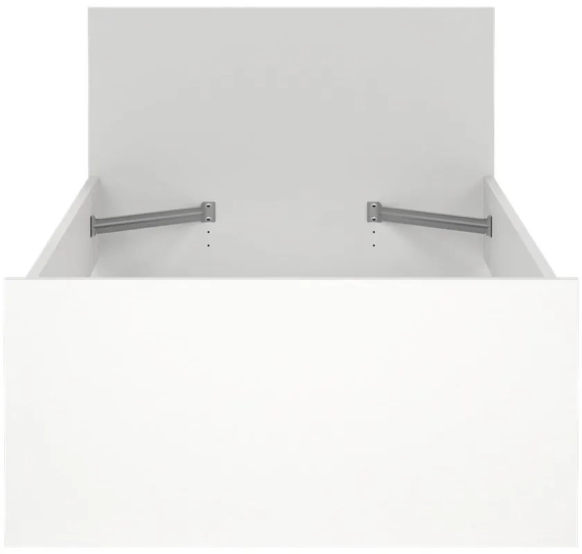 Biela jednolôžková posteľ 90x190 cm Naia – Tvilum