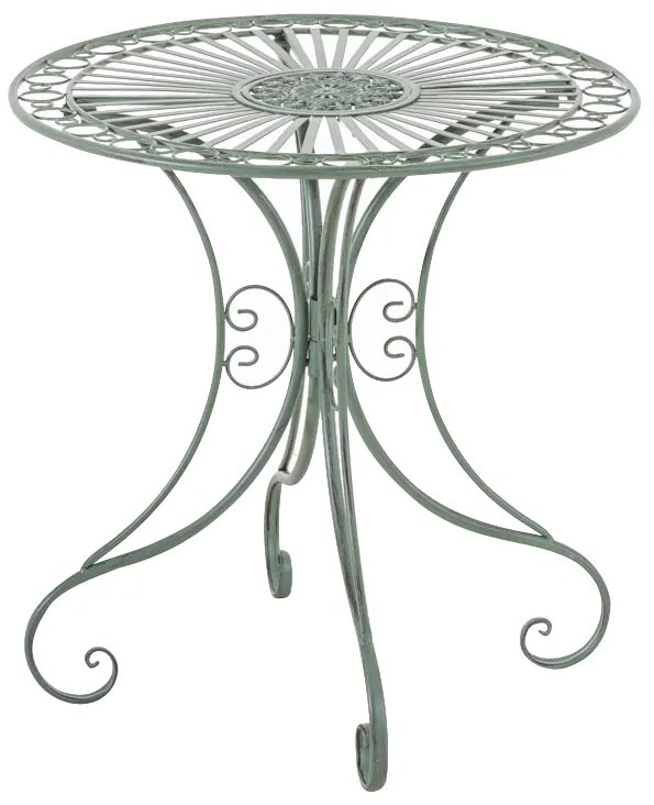 Kovový stôl GS13437402 - Zelená antik