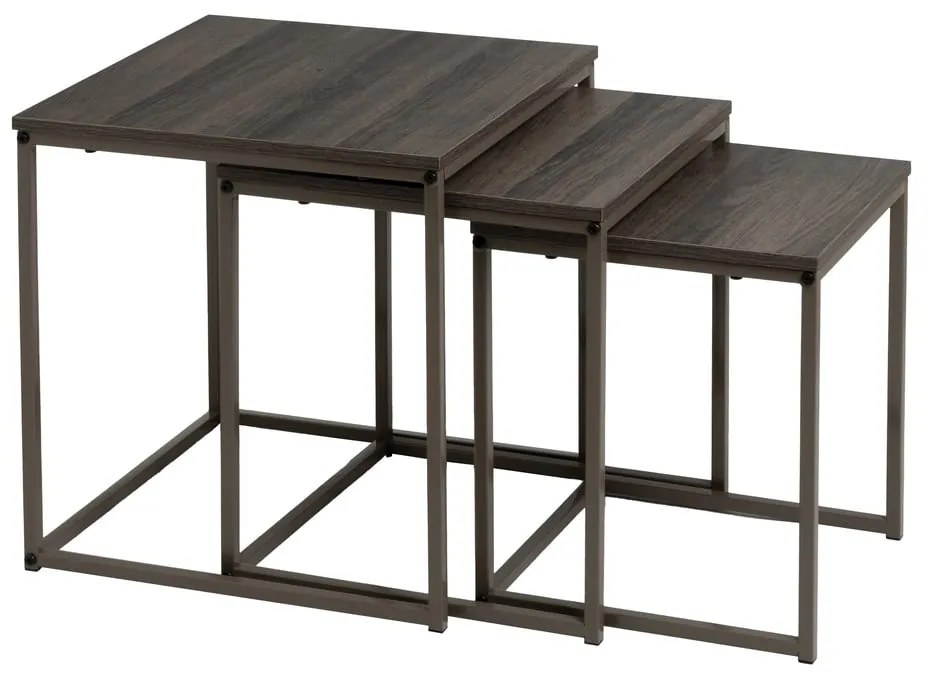 Odkladacie stolíky v súprave 3 ks 40x40 cm – Casa Selección