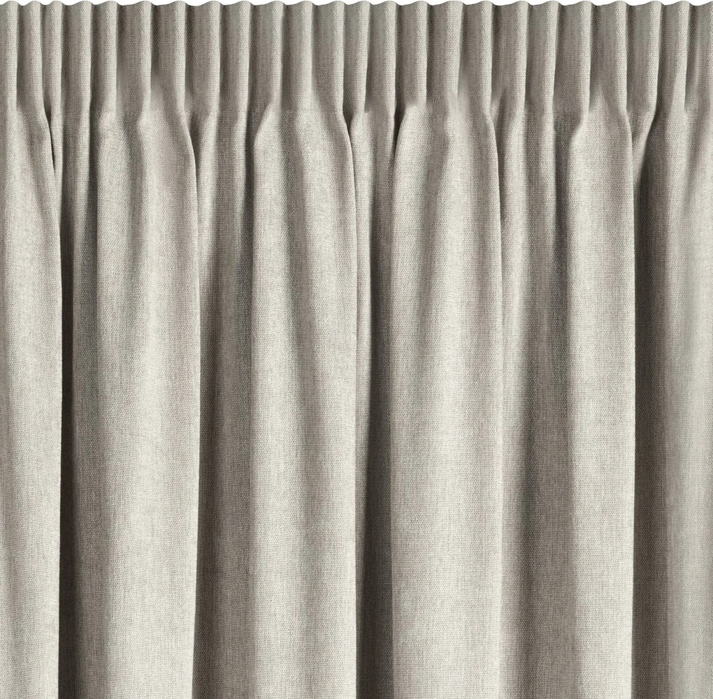 ZÁVES NA KRÚŽKOCH MEGI 140X250 CM SIVÁ