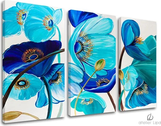 Autorská reprodukcia na plátne KVETY