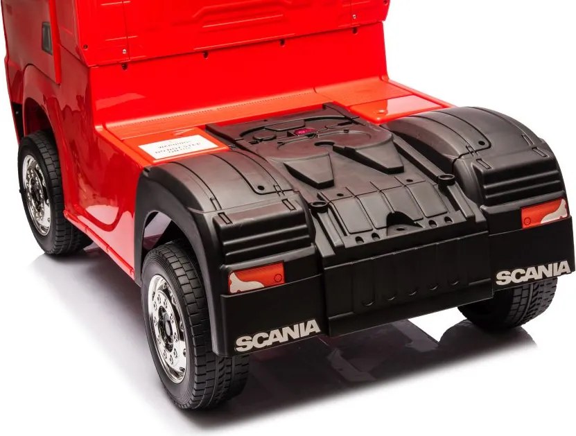 LEAN CARS Elektrické auto na batérie Scania 500R HL698 červené 4x4