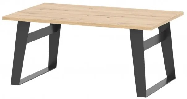 Sconto Konferenčný stolík SOFT LT15 dub artisan/čierna