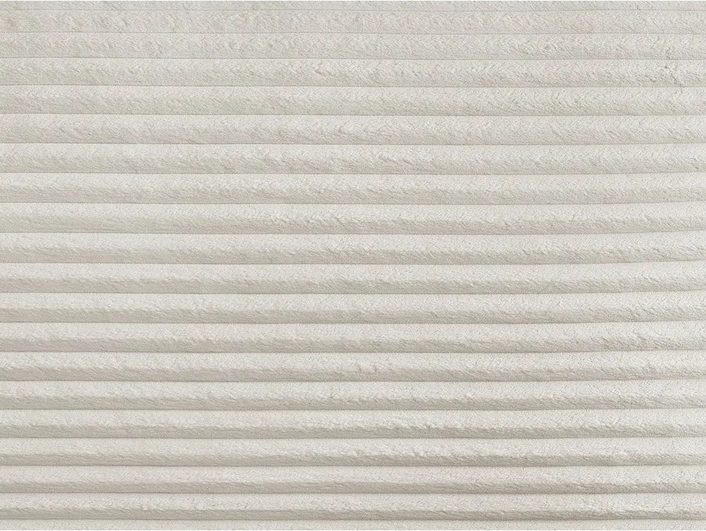 Krémová menčestrová rozkladacia rohová pohovka (pravý roh) Lucien – Bobochic Paris