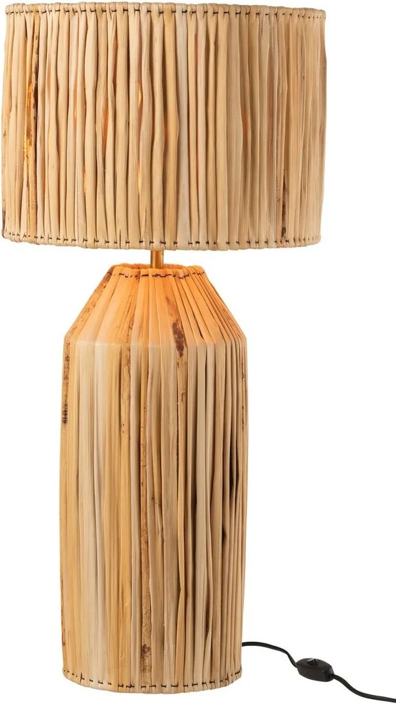 Stolová prírodná lampa z banánových listov Hanna Bannas - Ø 35*87 cm/ E27/ 40W
