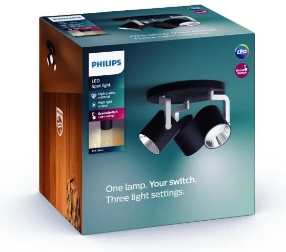 Philips 50673/30/P0 - LED  Stmievateľné bodové svietidlo BYRL 3xLED/4.5W/230V