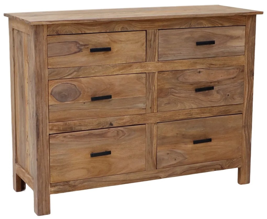 furniture-nabytek.cz - Drevená komoda z masívu palisander 120x45x90