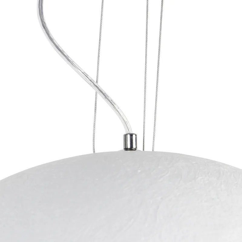 Moderné závesné svietidlo biele 50 cm - Magna