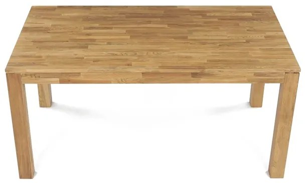 Autronic BONTEC Jedálenský stôl 160x90cm, masív, prírodný, DS-H160 DUB Farba: Prírodné